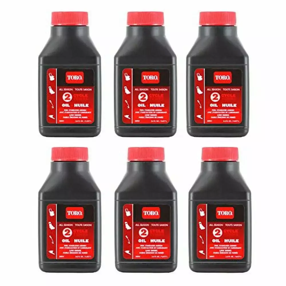 Toro 38901 2.6 oz Bottle 2 Cycle All-Season Oil Fuel Stabilizer Pack 6