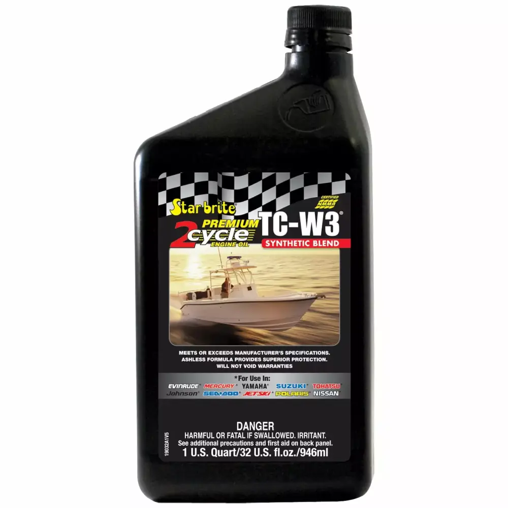 STAR BRITE Luxury 2-Cycle Engine Oil TC-W3 32 OZ High Performance Engines 16
