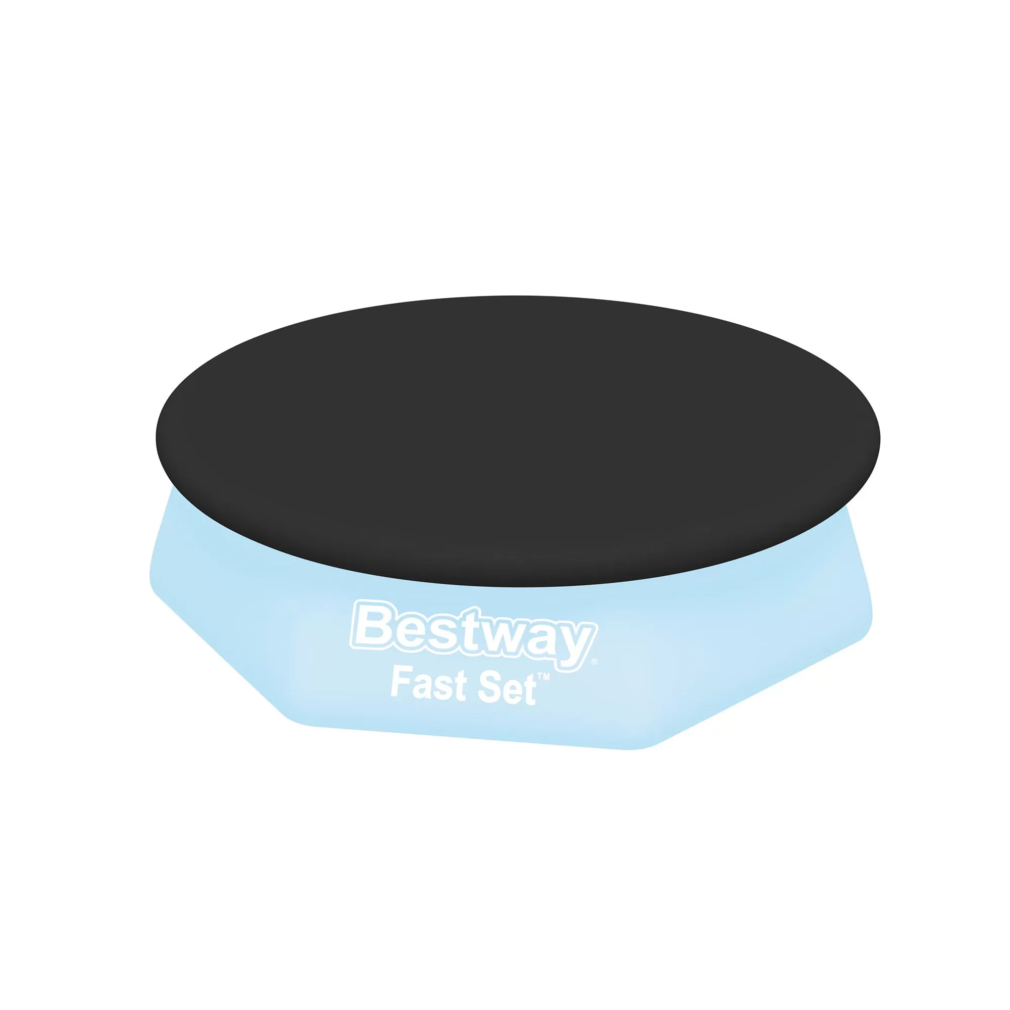 Bestway 58032E 8 Foot Round PVC Pool Cover Above Ground Fast Set Pools