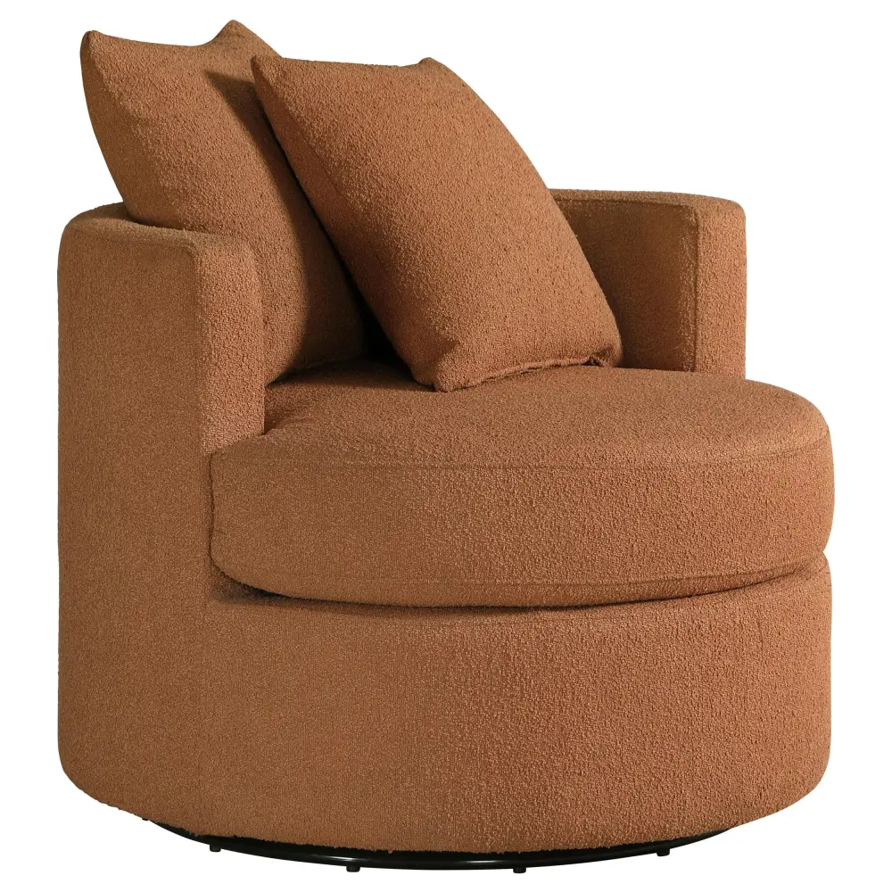 Diamond Modern Furniture COA Debbie Swivel Fabric Accent Chair 902275