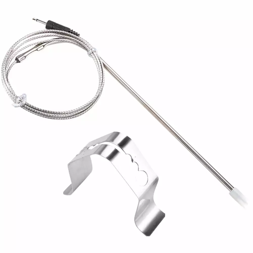 Grill Thermometer Clip Meat Probe Temperature Bracket Stainless Steel Smoker Alvinma
