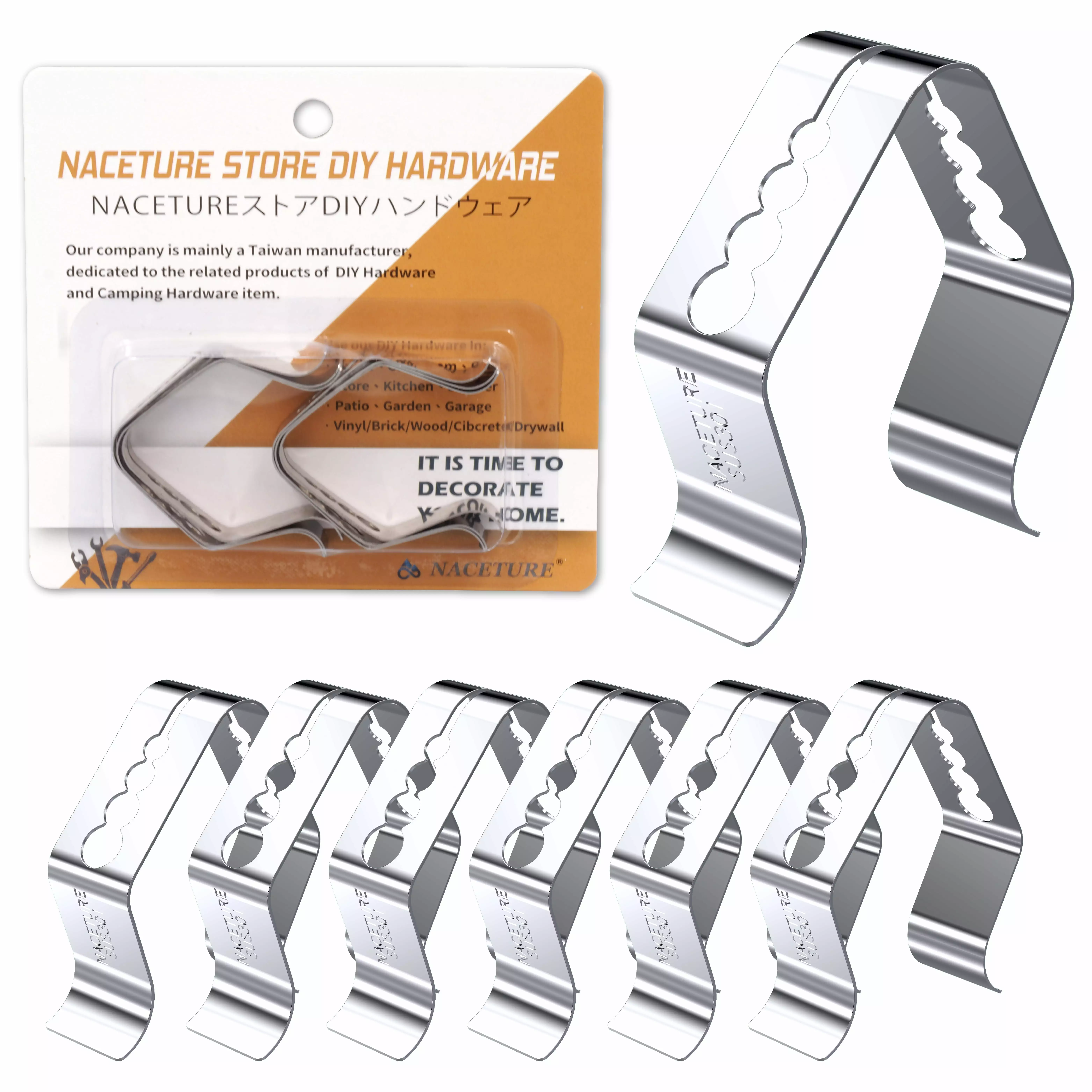 NACETURE Temp Probe Clip 6 Pcs Universal Grill Temperature Probe Holder Clips Wireless Bluetooth Thermometer