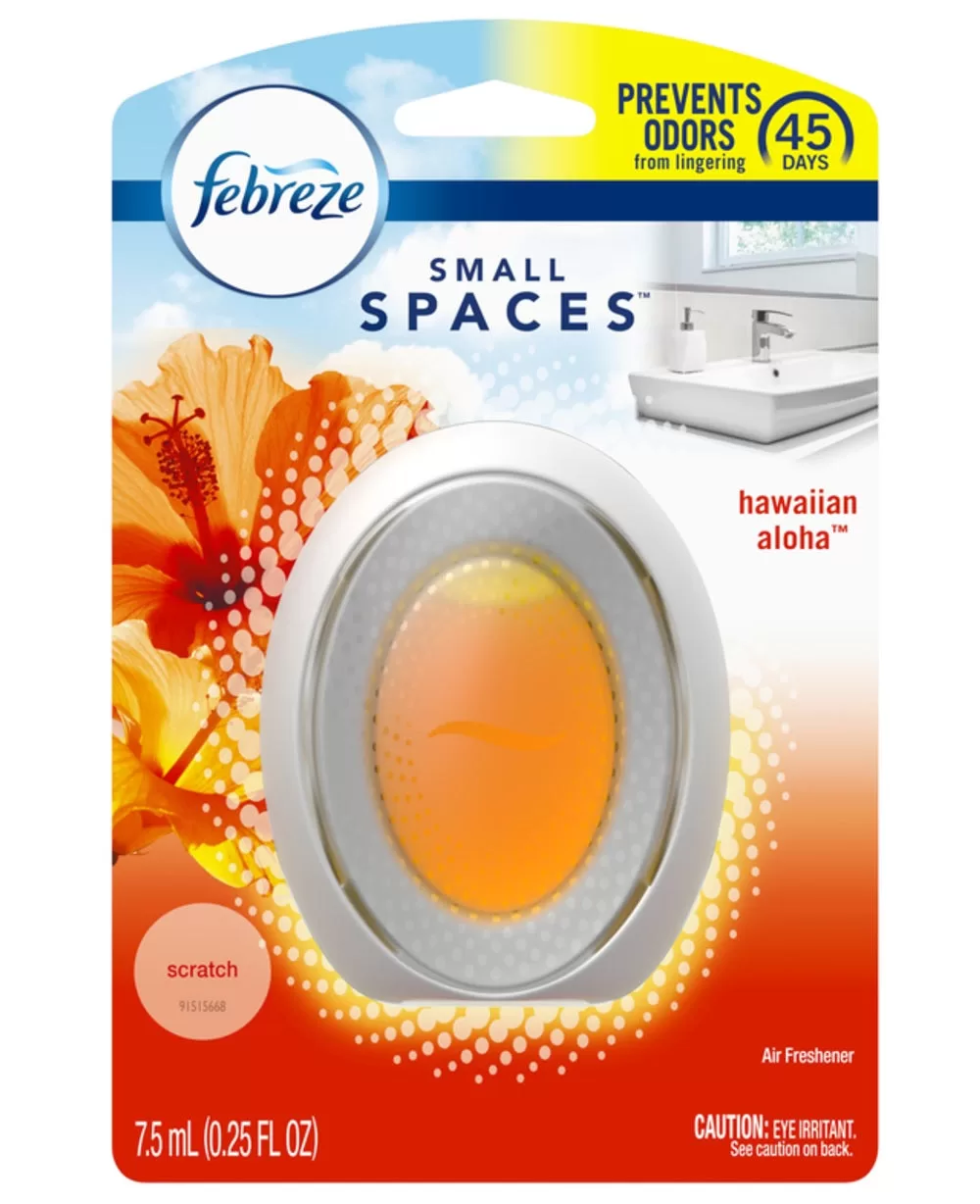 Febreze 93319 Small Spaces Air Freshener 0.25 Oz - Gain Scent Instant Freshness