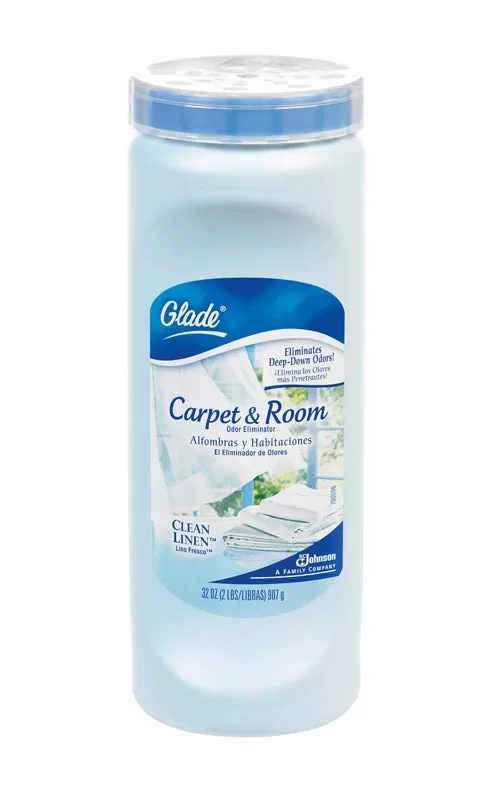 Glade 15474 Carpet & Room Odor Eliminator Clean Linen Scent 32 Oz Air Freshener