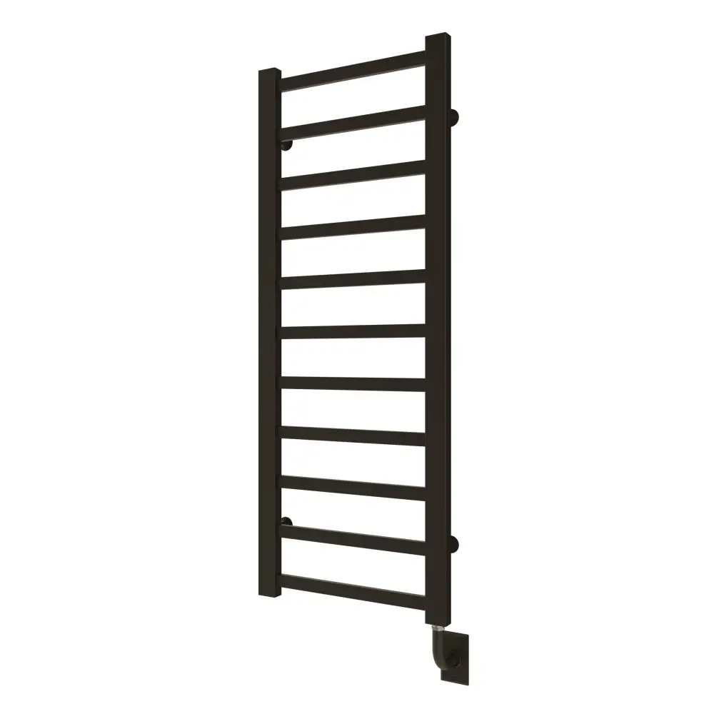 Chauffe-serviettes hydronique Milano 19,5" x 50,5" - Noir mat