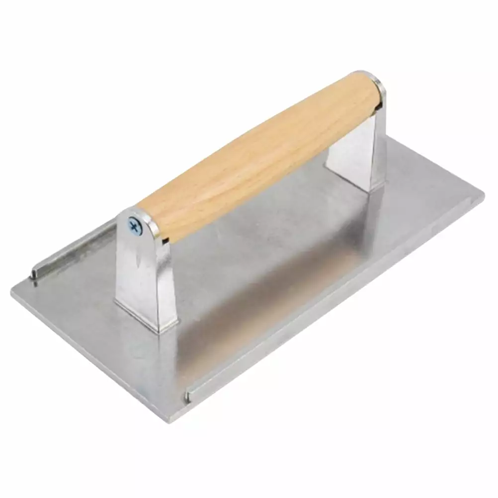 Manual Meat Press Travel-friendly Grill Press Rectangle Burger Patty Making Tool Aluminum Pressure Plate PINXOR