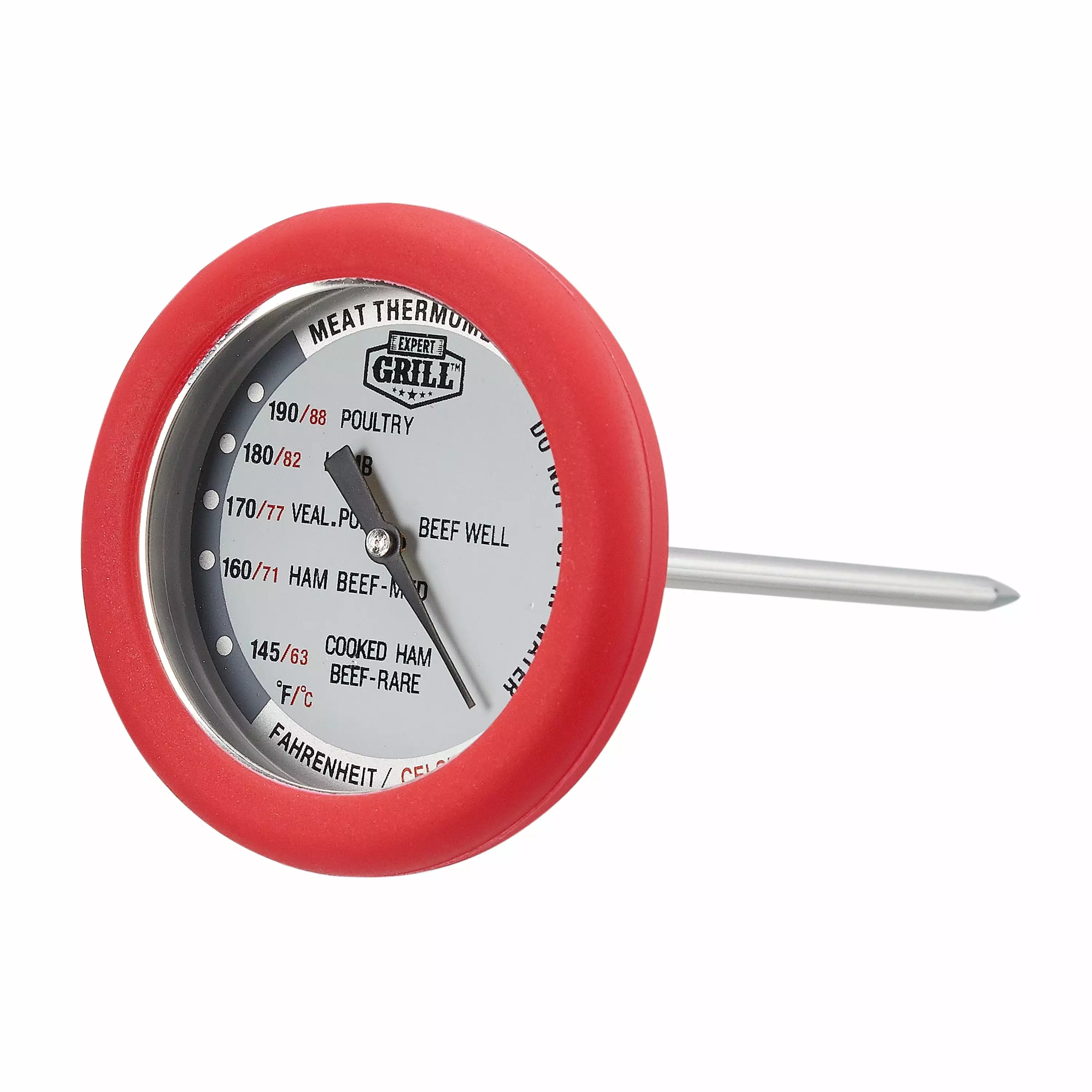 Expert Grill Stainless Steel Meat Thermometer Oven Thermometer Dial Thermometer