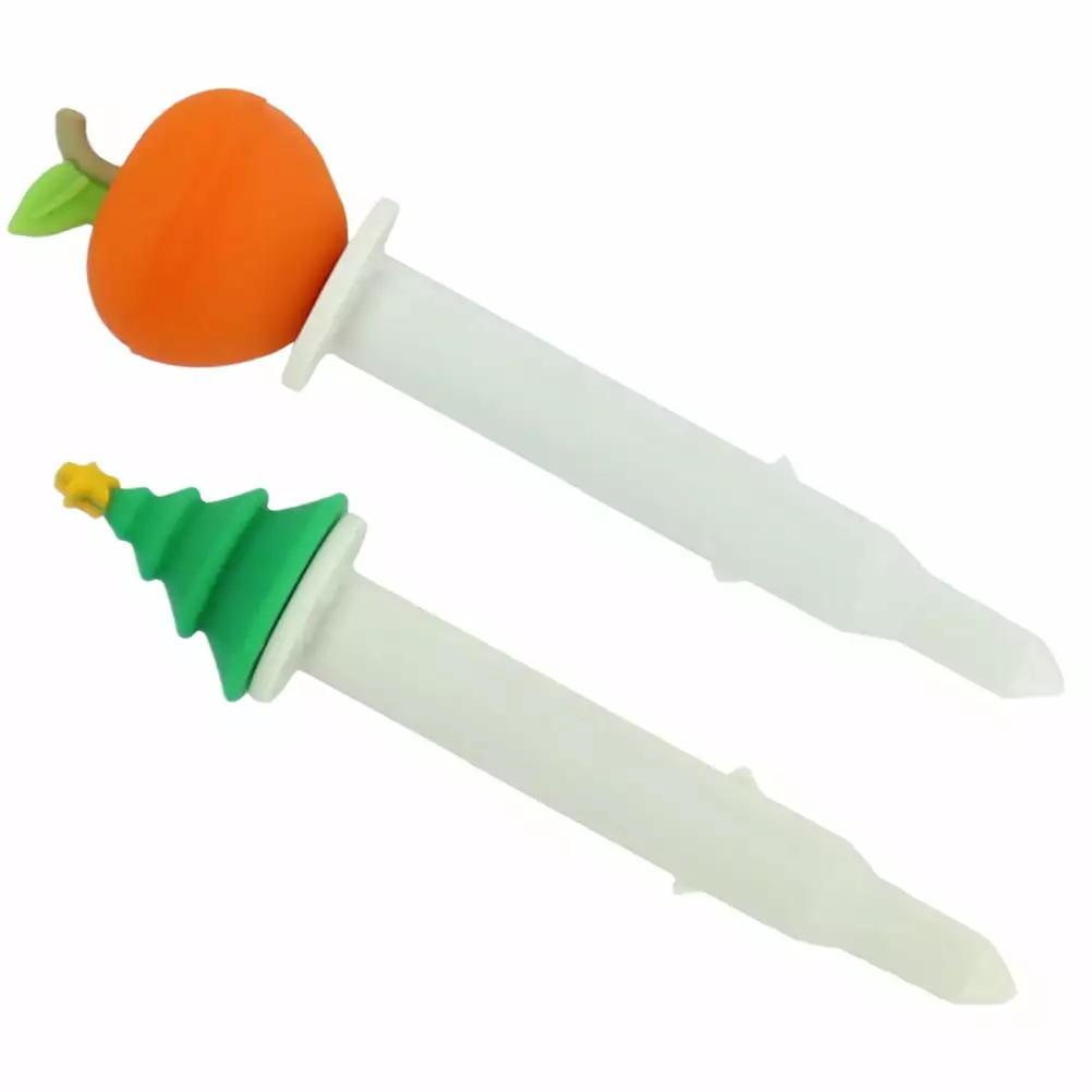 2 Pcs Timer Stainless Steel BBQ Tool Food Thermometer Oven Temp Gauge Oil Temperature Gauge Cooking Gardnery