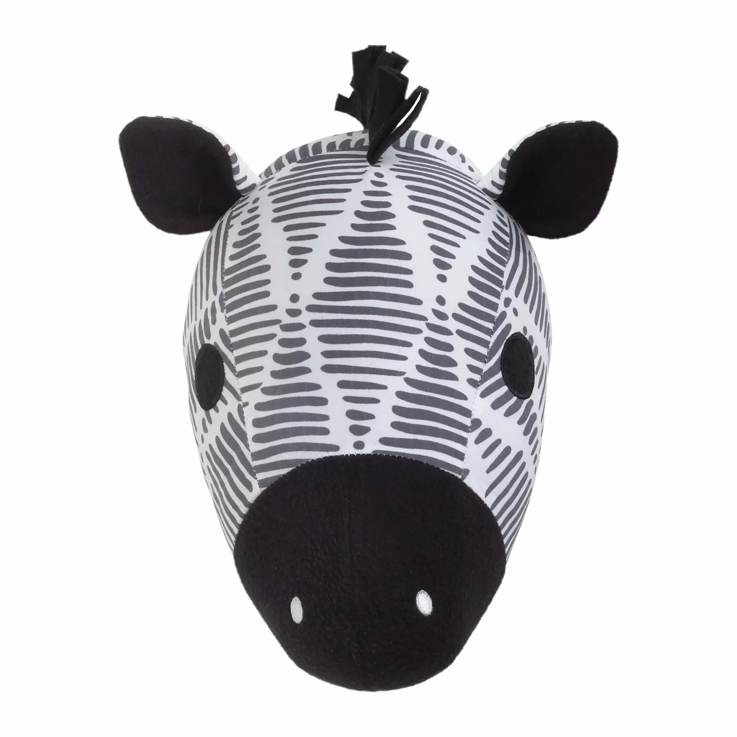 NoJo Zebra Head Printed Wall Decor Modern Animal Theme Home Décor