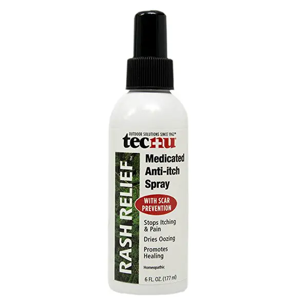Tecnu FG10277 Rash Relief Anti-Itch Spray 6 Oz Soothing Formula