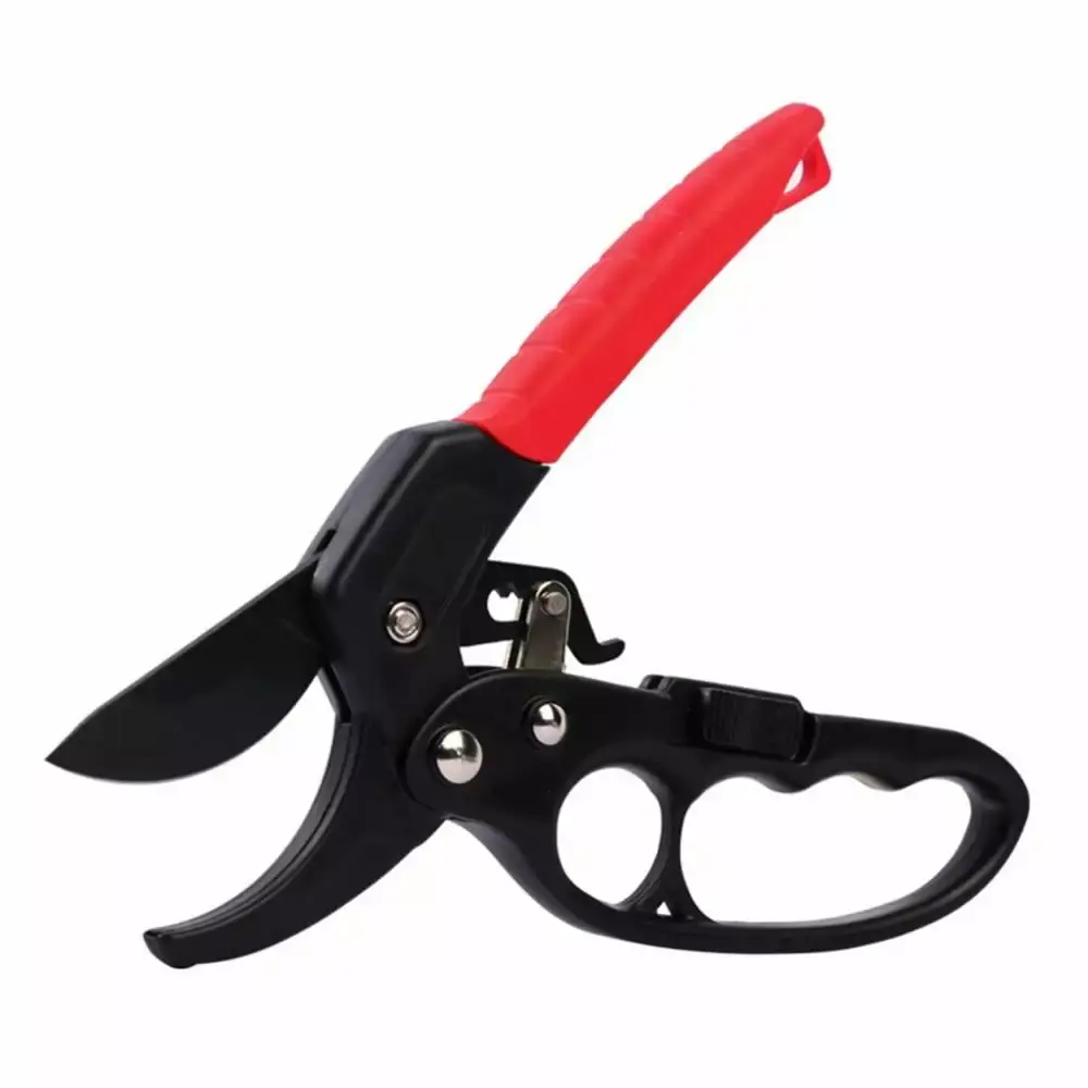 Professional Ratchet Anvil Pruning Shears Labor-Saving Fruit Tree Branch Scissors Garden Tool
