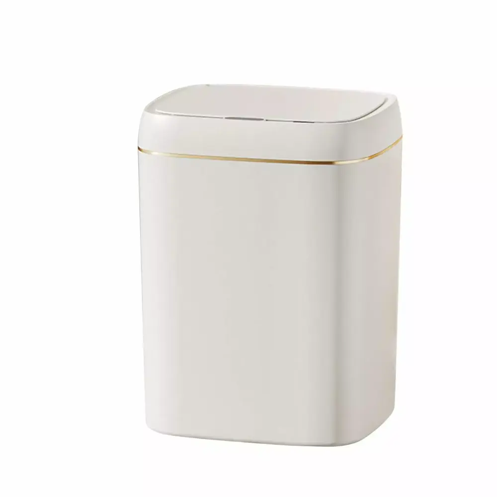 Electric Touchless Trash Can 13L Automatic Garbage Bin Outdoor Corner 13l