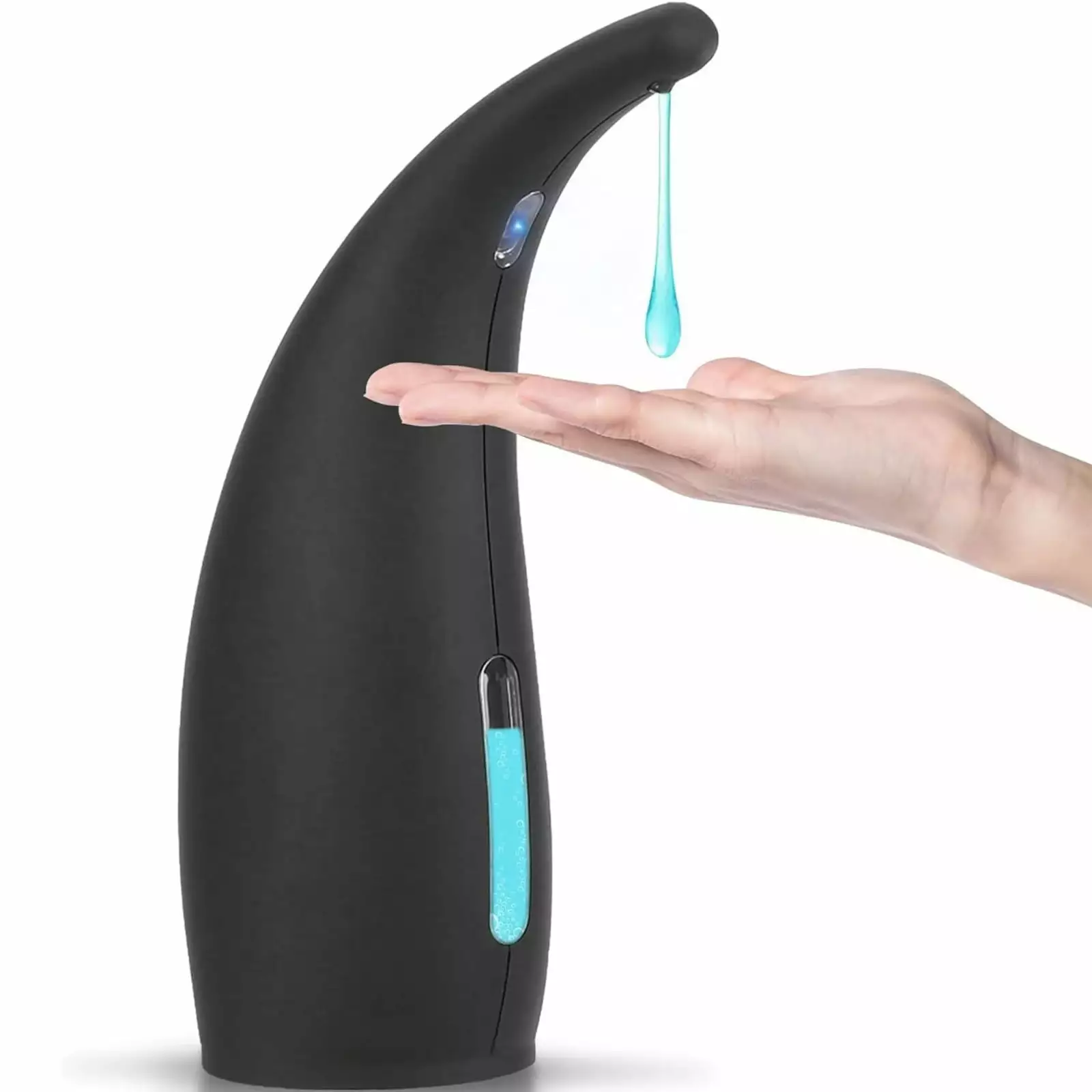 Wallfire 10 oz Touch-Free Automatic Soap Dispenser Battery Operated Black