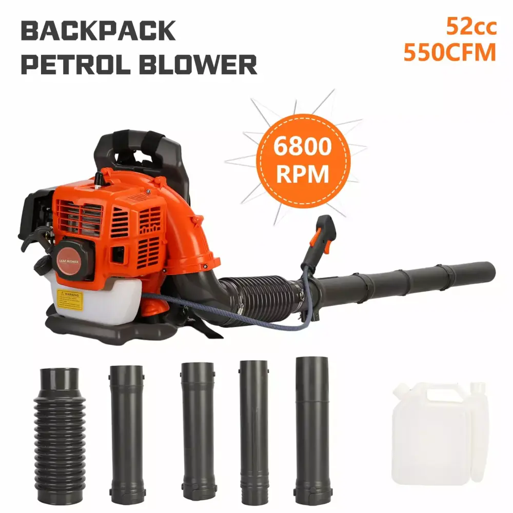 Splendid Backpack Gas Blower Set Garden and Lawn Care
