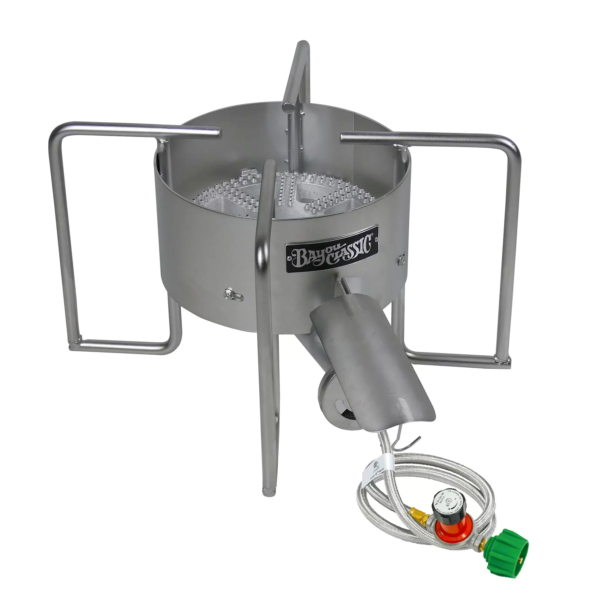 Bayou Classic 22 Inch Stainless Banjo Cooker Broad Flame Outdoor Cooking