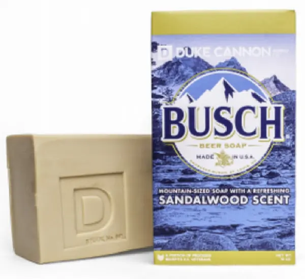 Duke Cannon 01BUSCH1 Busch Beer Soap Sandalwood Scented Men