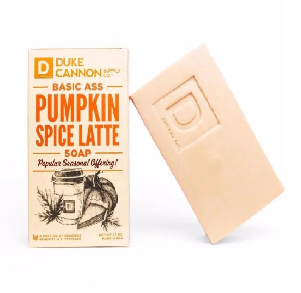 Duke Cannon PUMPKINSPICE01 Basic Ass Organic Bar Soap Pumpkin Spice Scented