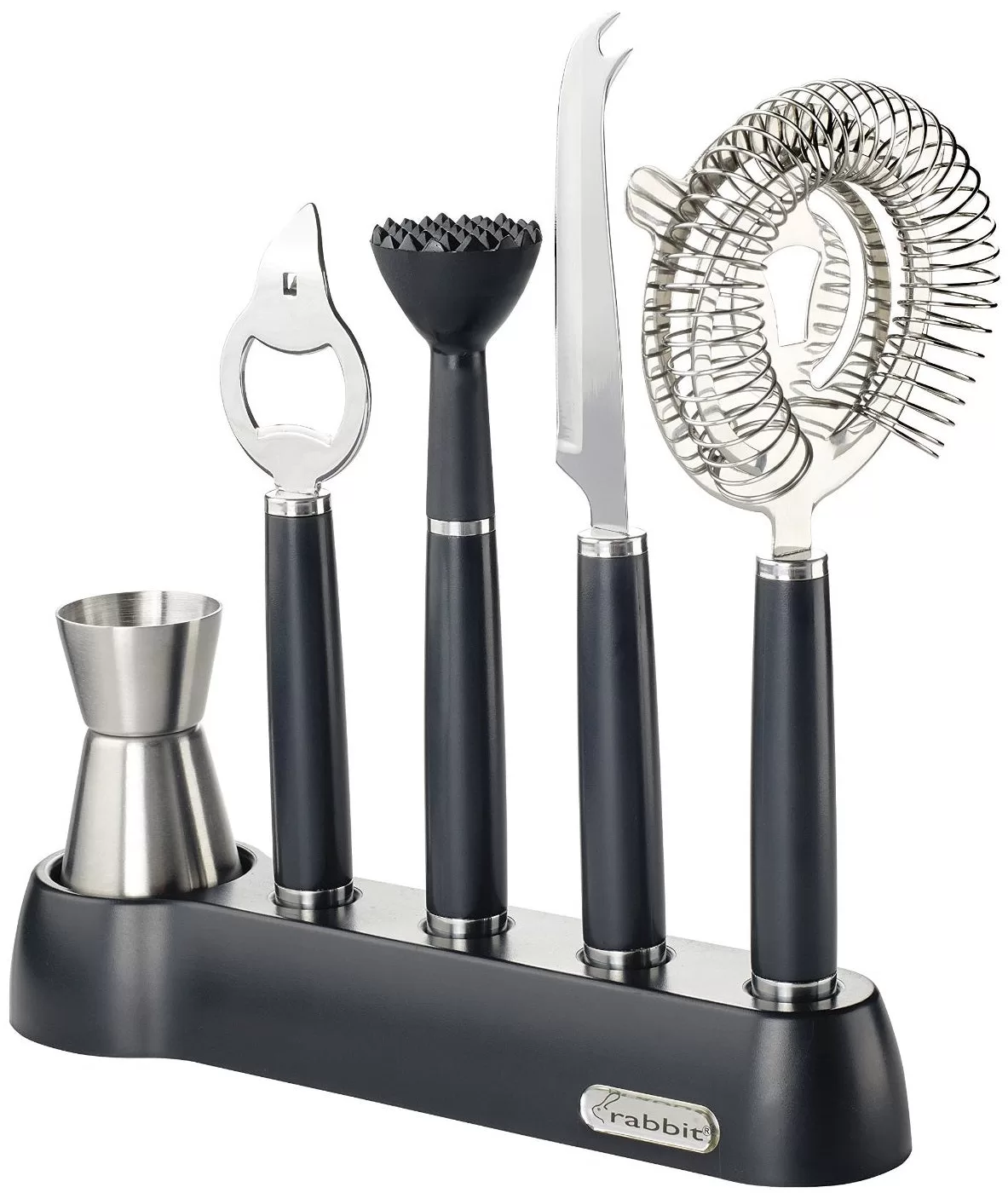 Rabbit W9961 Bar Tool Set Stainless Steel Black 6 Piece