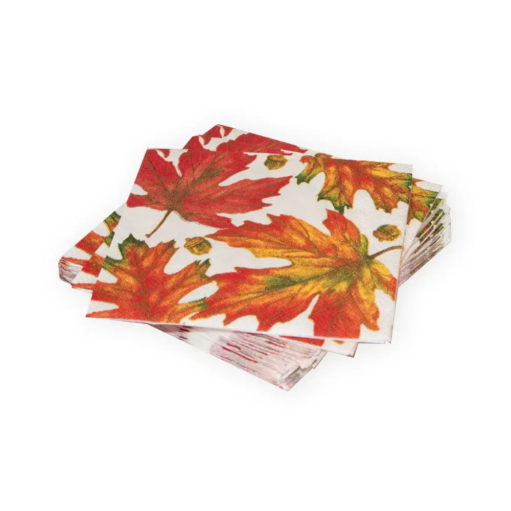 Autumn Hues Chalk Cocktail Napkins