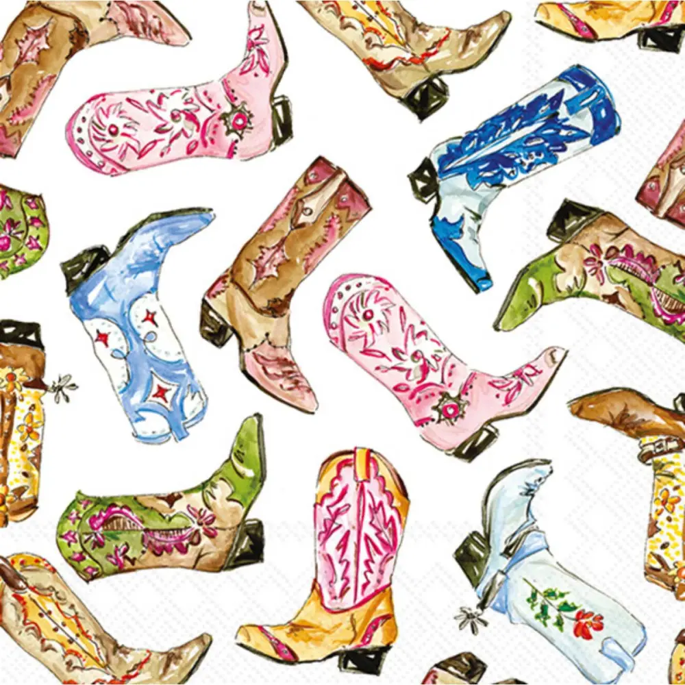 Boot Scootin Cocktail Napkins
