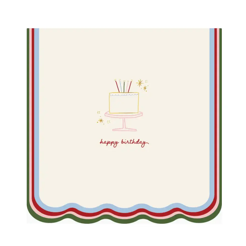Happy Birthday Icon Cocktail Napkins