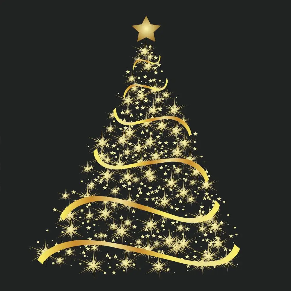 Shining Tree Jet-black • Beverage Napkins