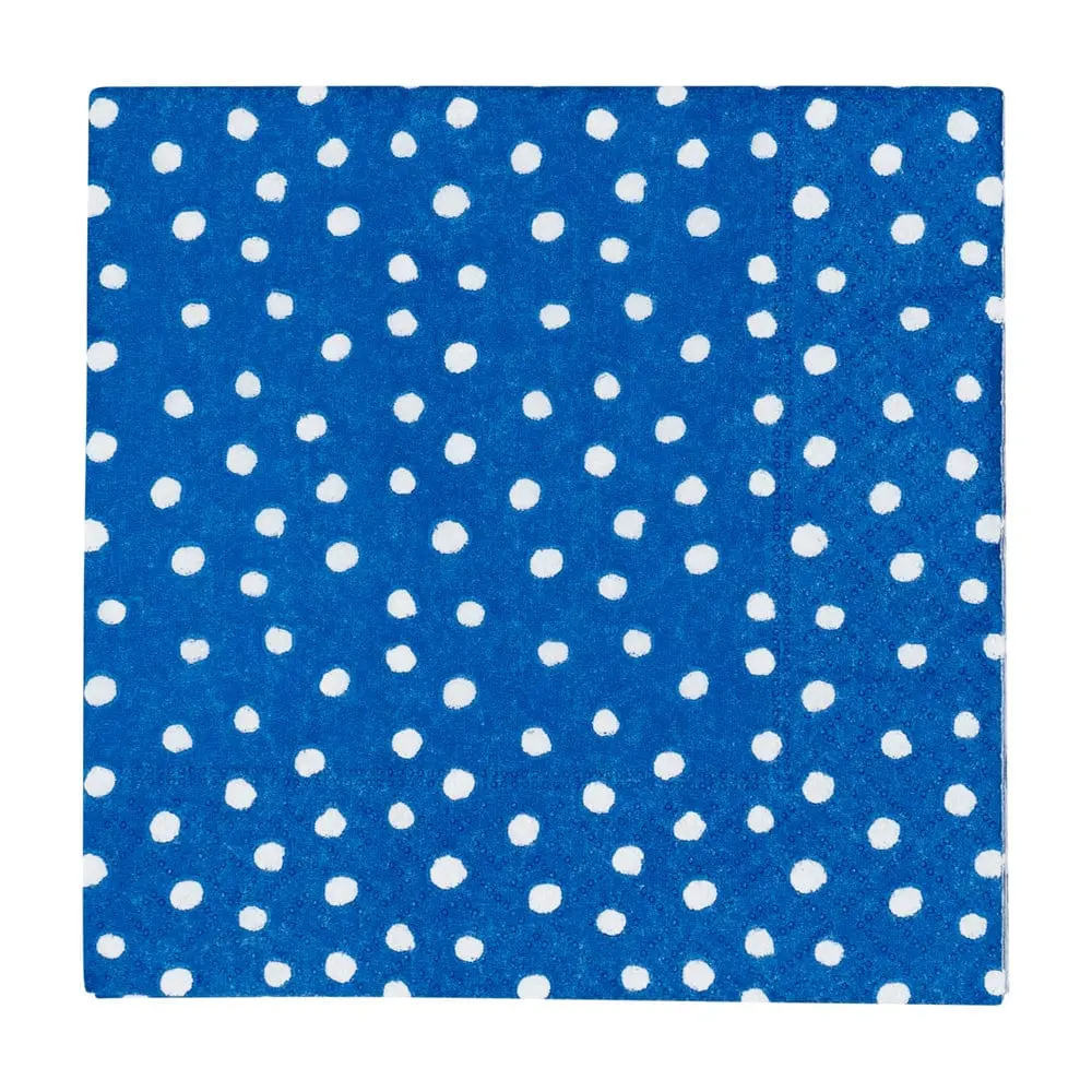 Small Dots Royal Blue Cocktail Napkins