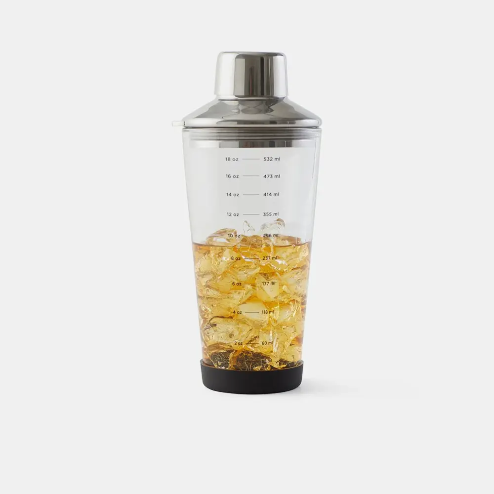18 OZ GLASS COCKTAIL SHAKER