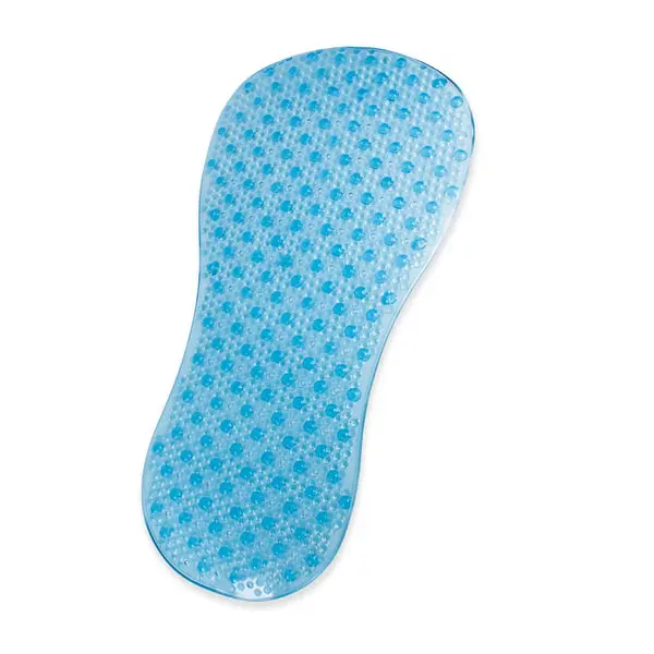 Carex Fgb22100 Nonslip Bath Mat Blue Shower Tub Anti-Slip Floor Mat