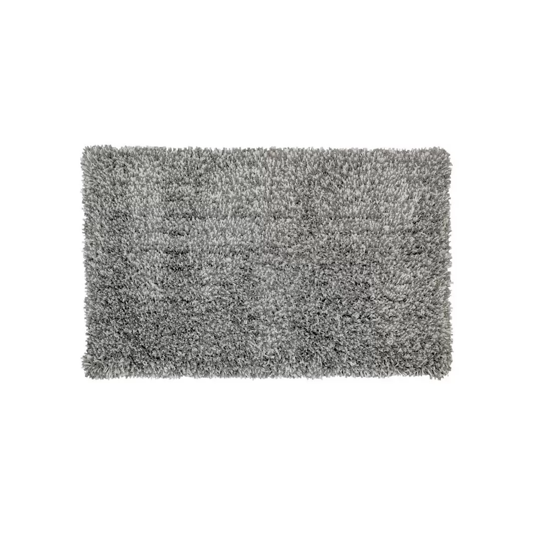 Sttelli INR-2032-TIT Intermix Rectangle Bath Rug Gray Non-Slip Bathroom Mat