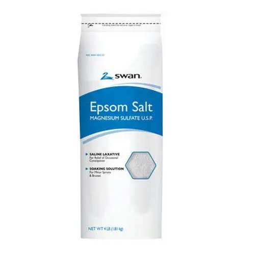 Swan 1000036843 Epsom Salt 4 Pounds Magnesium Sulfate Muscle Soak