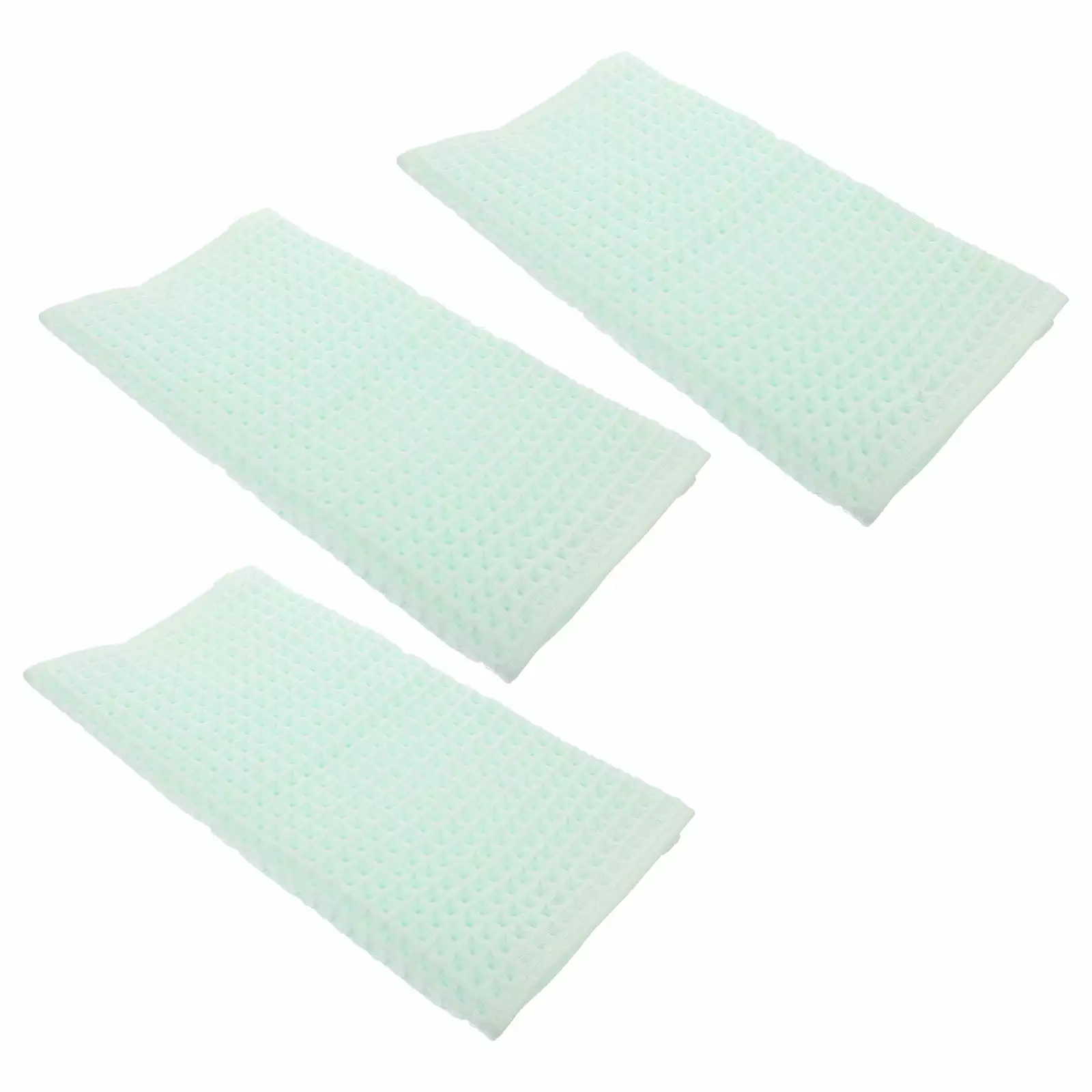 3pcs Cotton Waffle Bath Towel Set - Ultra Absorbent Bath Face Towel Hotel Spa Gym NOBRAND