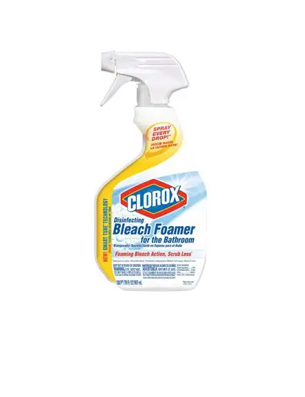 Clorox 30614 Bathroom Bleach Foamer 30 Oz Disinfectant Cleaner