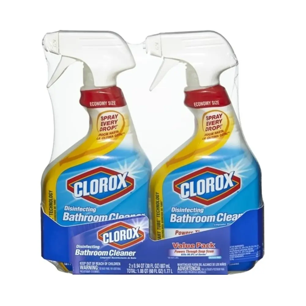 Clorox Disinfecting Bathroom Cleaner 30 Oz Kills 99.9% Germs