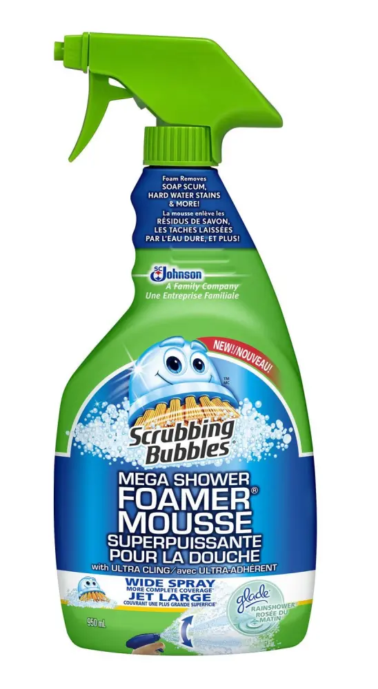Scrubbing Bubbles Mega Shower Foamer 71016 Ultra Cling Trigger 32 Oz Bathroom Cleaner