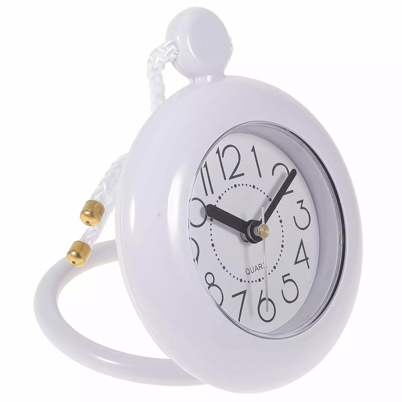 Guichaokj Bathroom Waterproof Wall Clock Easy Reading Mute Hanging Clock