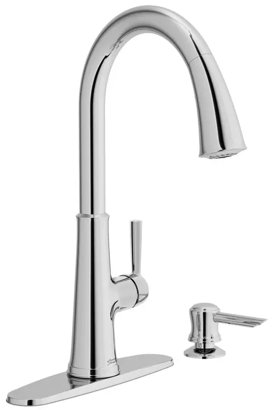 American Standard Maven 9319300.002 Series Pull-Down Kitchen Faucet Soap Dispenser, 8-5/8 , Chromium Plated, Metal