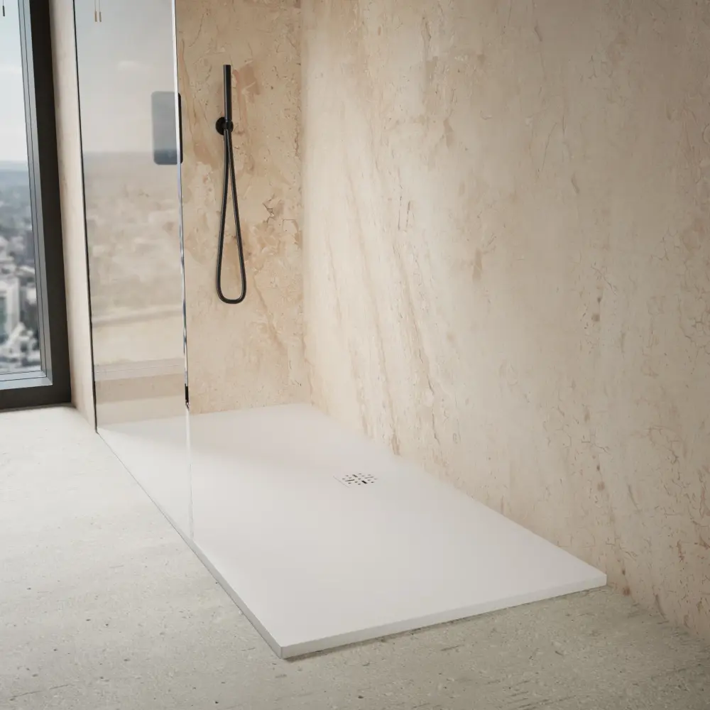 Ardesia Low Profile Stone Rectangular Shower Tray - 1800 x 800