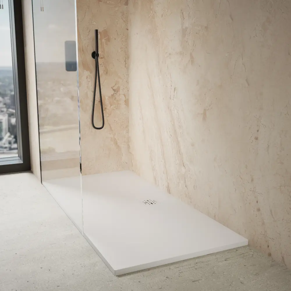 Ardesia Low Profile Stone Rectangular Shower Tray - 1700 x 800