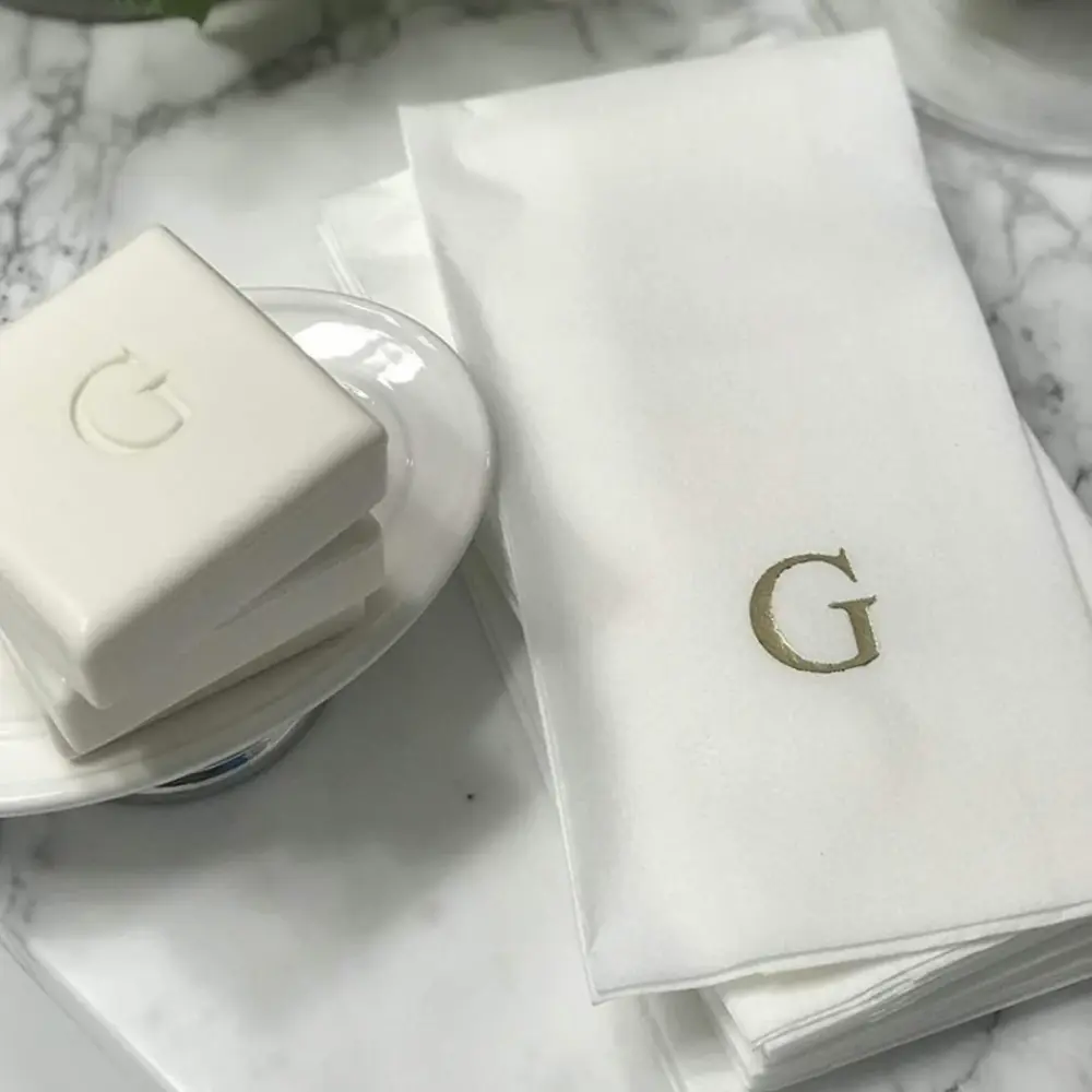 MONOGRAM SQUARE SOAPS PLACE 3 12 TOWELS