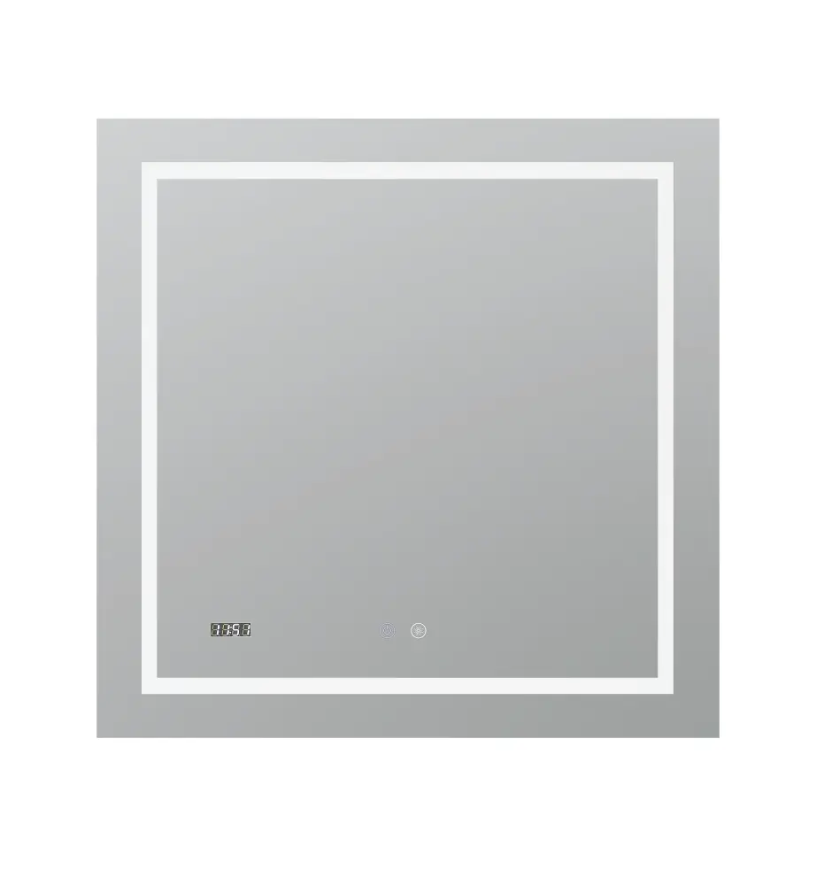 Aquadom Daytona 36x30 LED Lighted Bathroom Mirror | Rustproof & Easy Clean