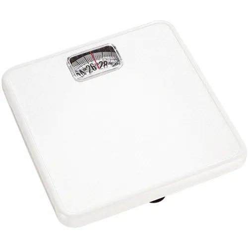 Taylor 20005014T Basic Analog Bathroom Scale 300 LB Capacity White