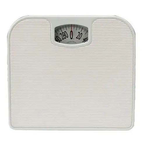 Taylor 20205014 Analog Bath Scale Solid Steel White