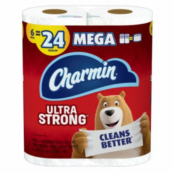 Charmin 61111 Ultra Strong Bath Tissue White
