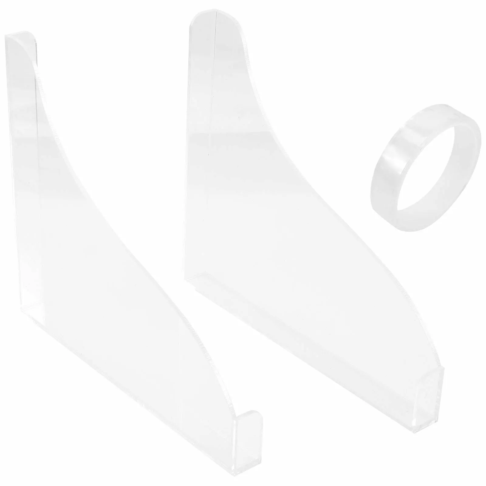 2pcs Acrylic Bathtub Shower Splashing Guard Bathroom Bath Tub Protector Homemaxs