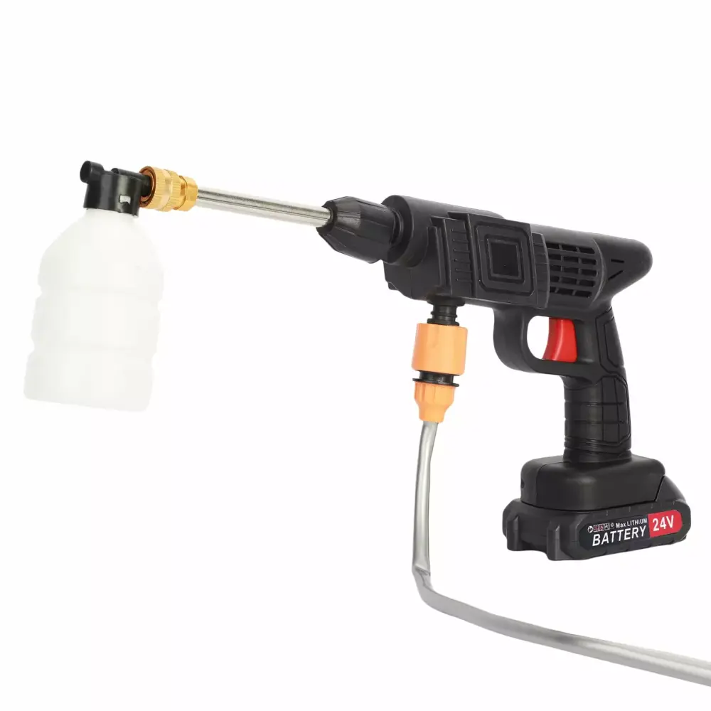 Splendid 24V Battery Powered Pressure Washer Cordless Travel-friendly Power Washer Kit 2 Batteries