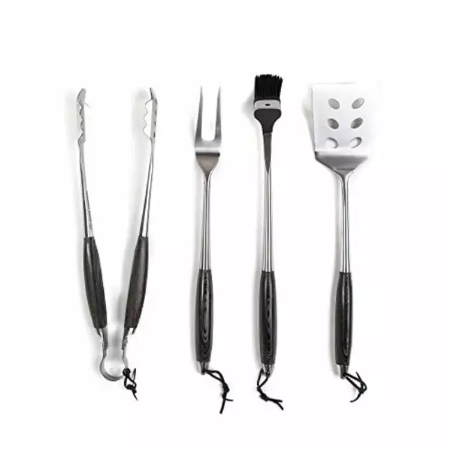 Schmidt Brothers Cutlery Bonded Ash 4-Piece Grill Set Sheath unknown