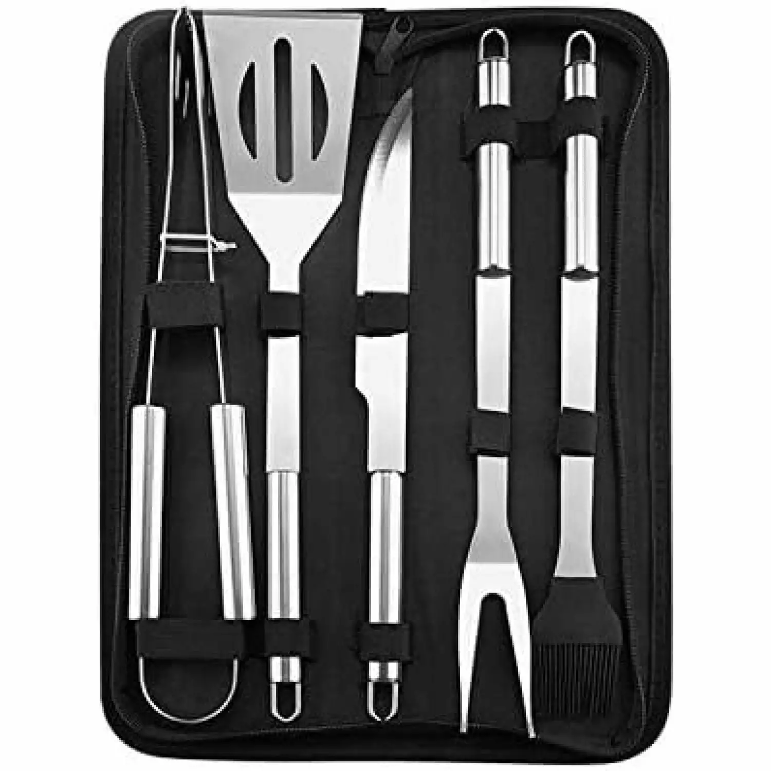 Fire Magic 5-Piece BBQ Tool Set 3575b Premium Stainless Steel Grilling Accessories CMS