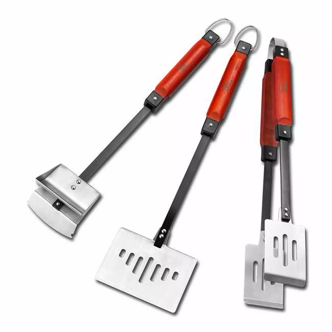 Barbeque Multi Tool Grill Set 3 Piece Pack 5 BBQ Grilling Total Turf