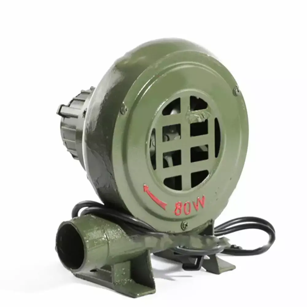 Houtilizehold Electric Cast Iron BBQ Blower Small Centrifugal Blower Grilling